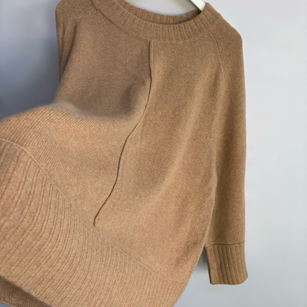 NWT Anthropologie The Chandler Cashmere Crew-Neck Relaxed Pullover Sweater XL - Picture 9 of 16